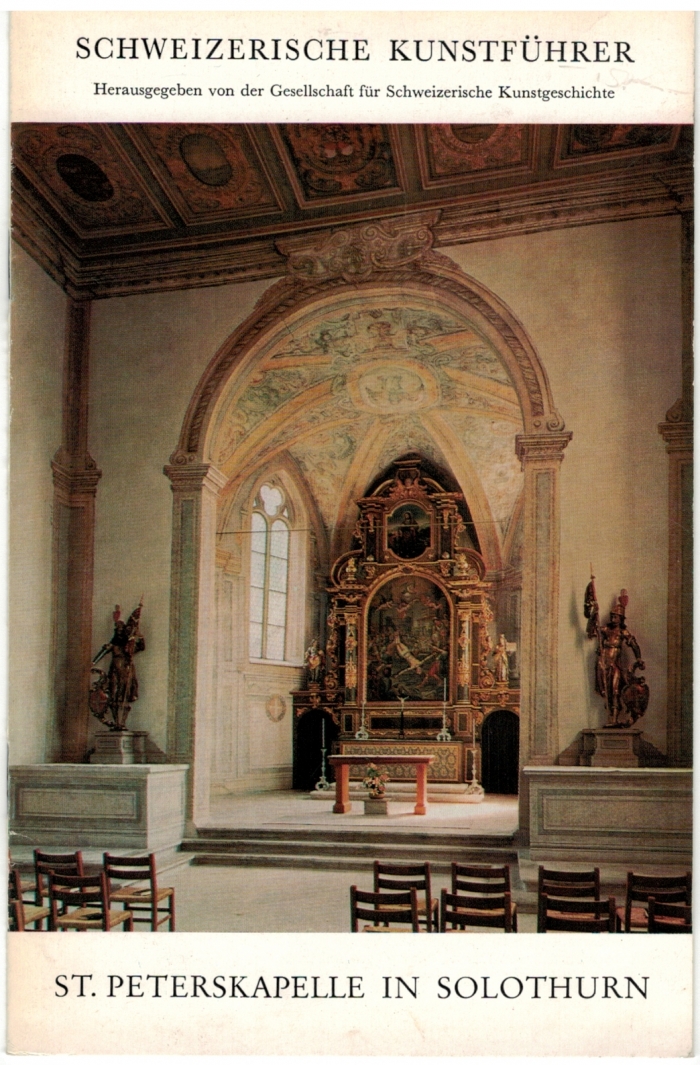 <p>St. Peterskapelle in Solothurn , Schweizerische Kunstführer , Büchlein Top Zustand</p>